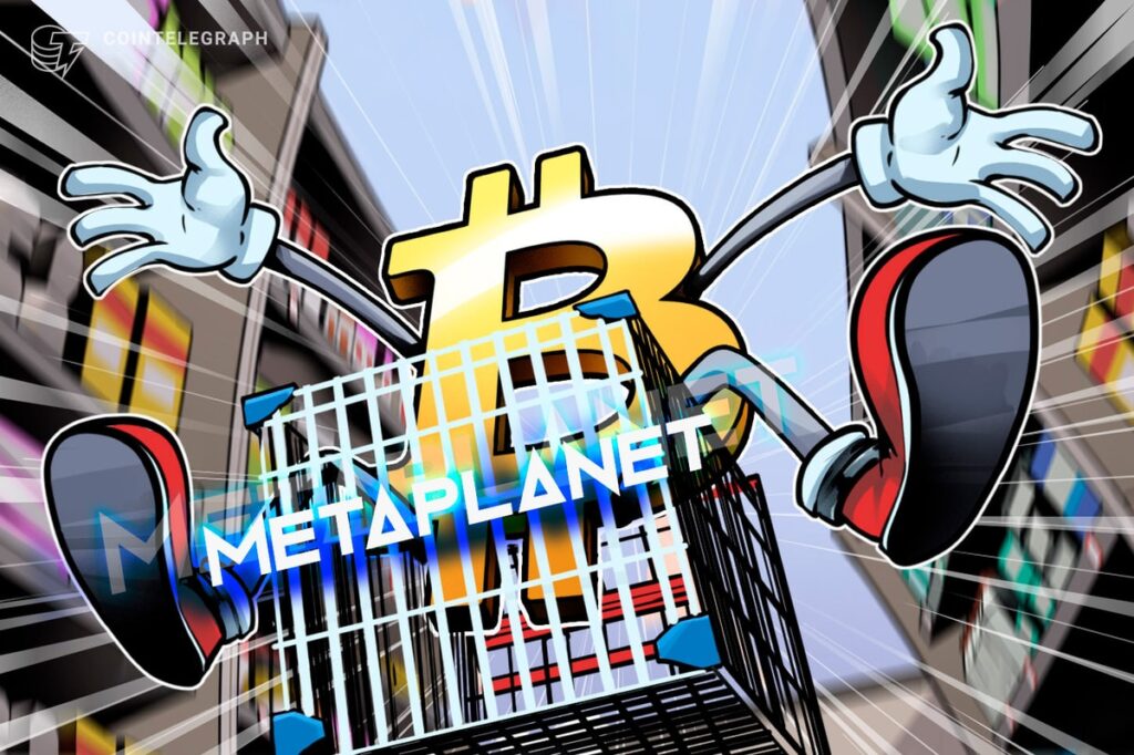 Metaplanet Becomes Top 5 Bitcoin Treasury with $633M Buy