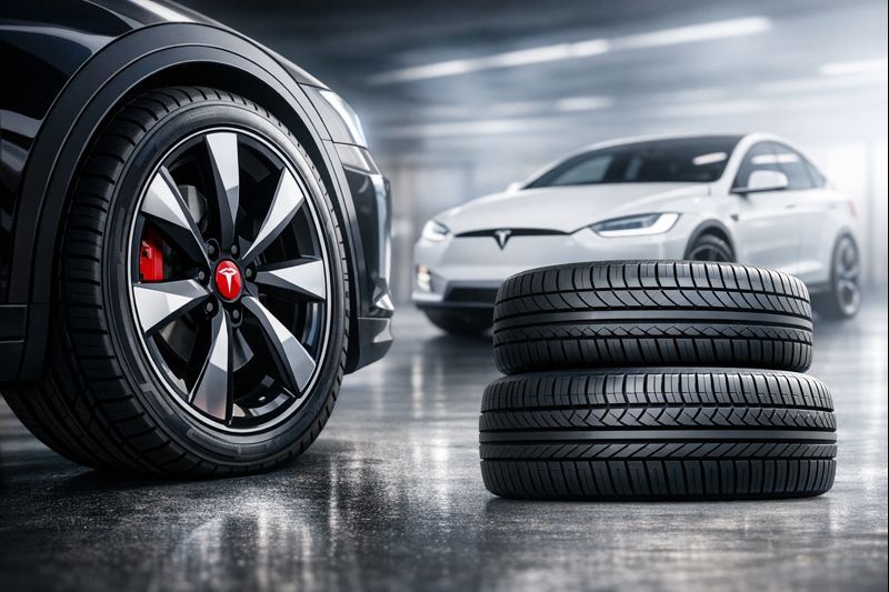tesla model X tyres